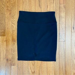 Black Pencil Skirt Size S